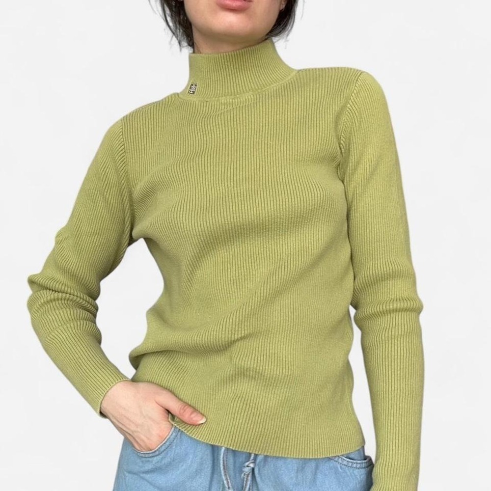 Spring green Lauren Ralph Lauren ribbed sweater